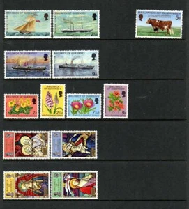 GUERNSEY MNH 1972 COMPLETE YEAR SETS - Bild 1 von 1