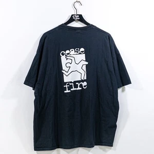 Cease Fire Stop Violence Pop Art T-Shirt 3XL Y2K Streetwear - Picture 1 of 10