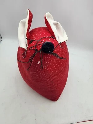 Tope de puerta de ratón rojo de colección años 80  Foto 1 de 4