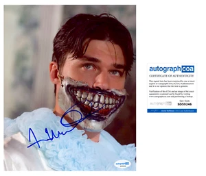FOTO FIRMATA FINN WITTROCK 8X10 AMERICAN HORROR STORY FREAK SHOW COA ACOA - Foto 1 di 3