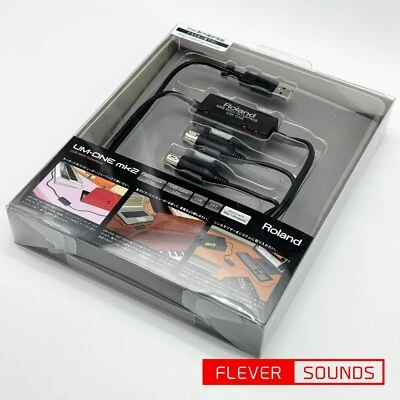 Roland UM-ONE mk2 USB Midi Interface Windows/Mac/iPad Free Shipping New - Image 1 of 4