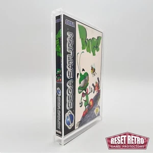 Acryl Box Case passend für Sega Saturn UV-Schutz Hülle Reset Retro game protect - Picture 1 of 6
