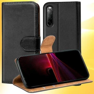 Handy Tasche für Sony Xperia Flip Cover Case Schutz Hülle Etui Schale Wallet - Bild 1 von 7