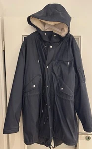 Neu unbenutzt: Alpha Industries Mantel Jacke Parka DUNKELBLAU gefüttert XXXL - Bild 1 von 5