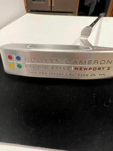 TITLEIST SCOTTY CAMERON STUDIO NEWPORT 2 - RIGHT HAND PUTTER, 34" EUC - Picture 1 of 1