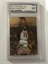 1999 Upper Deck Century Legends Epic Milestones #EM1 Michael Jordan RARE Gem 10