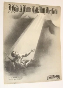 I Had A Little Talk With The Lord Sheet Music 1944 - Picture 1 of 2