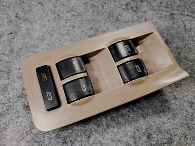 1998-2004 Audi A6 All Road Left Driver Master interruptor de trava de janela de energia fabricante de equipamento original marrom - Imagem 1 de 4