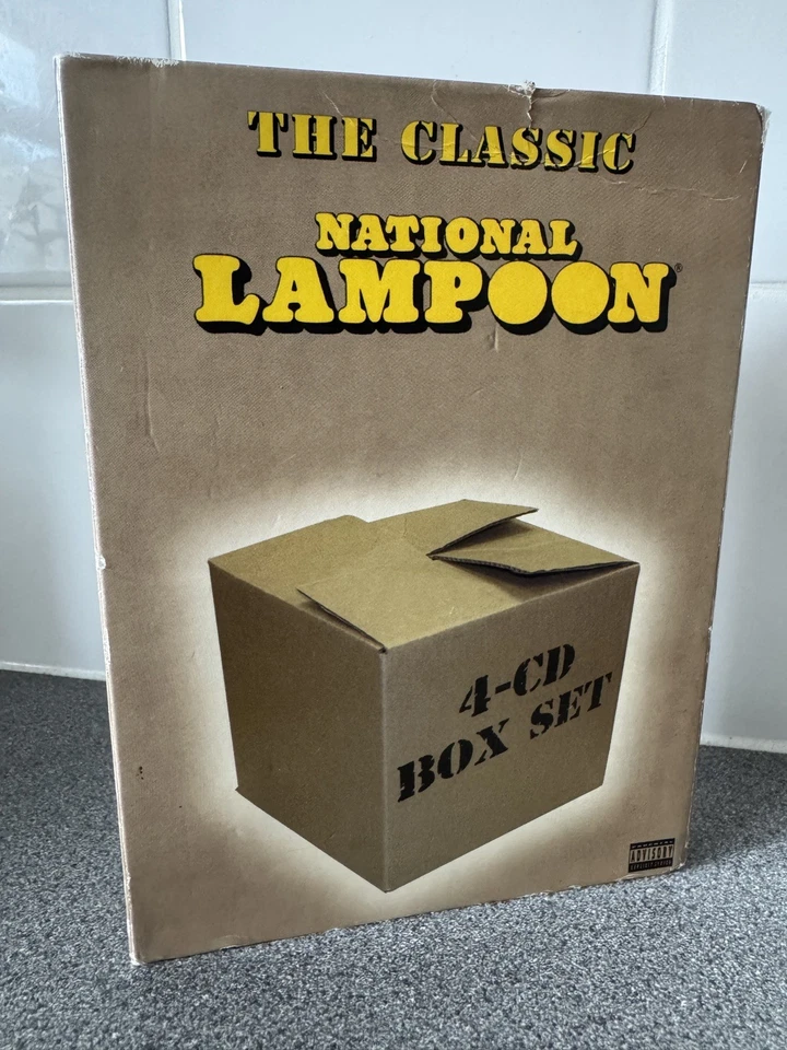 NATIONAL LAMPOON The Classic RARE OUT OF PRINT DELUXE 4 CD BOX SET Vintage Y2K Foto 1 de 4