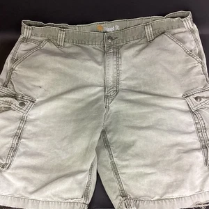 Carhartt Relaxed Fit Cargo Shorts Herren Gr. M hellgrün 10,5" Schrittlänge * Used - Bild 1 von 12