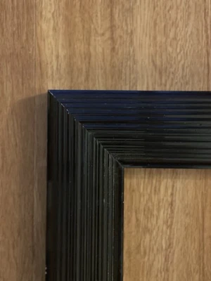 MARCO DE FOTOS SILBADOR ARTESANÍAS VINTAGE FITs 6”x10” NEGRO DORADO Foto 1 de 4