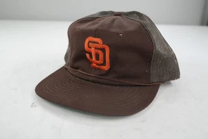 Vintage braune San Diego Padres SnapBack Mütze. San Diego Trust & Sparkasse. - Bild 1 von 5