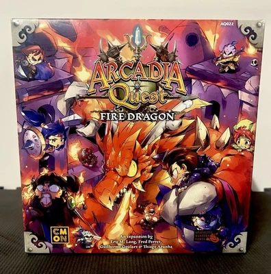 Arcadia Quest Fire Dragon Expansion CMON - Sin jugar, completo Foto 1 de 4