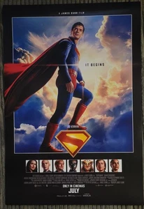 Superman 2025 Retro Final 27x40 DS Original Movie Poster Double sided MINT RARE  - Bild 1 von 7