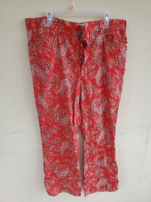 VTG Izod Pants Men 36X30 Blue Colorful Plaid Dozi Collection Flat Front Preppy - Image 1 of 4