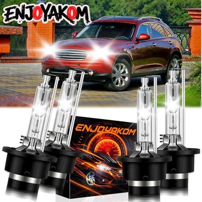 LED Headlight Kit High Low Beam Light Bulbs HID For Infiniti FX35 2003-2012 - Image 1 of 4