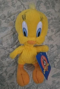 Nuevo Looney Tunes Applause 1999 Piolín Peluche Cremallera Bolsa Diseño Silvestre Bolso para Monedas - Imagen 1 de 3