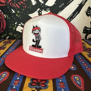 Sombrero de camionero Dixxon Felix The Cat El Gato Snapback rojo blanco ropa de calle AGOTADO - Imagen 1 de 8