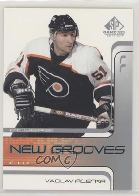 2001-02 SP Game Used Edition New Grooves /499 Vaclav Pletka #92 Rookie RC - Image 1 of 2