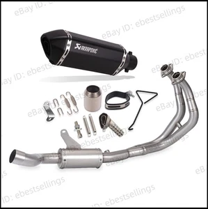 Se adapta a YZF R7 2021-2023 Yamaha 51 mm sistema completo cabezal escape tubo silenciador puntas - Imagen 1 de 10