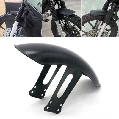 黑色金属摩托车复古前后挡泥板挡泥板保护套适用于本田 CG125 — 第 1/4 张图片