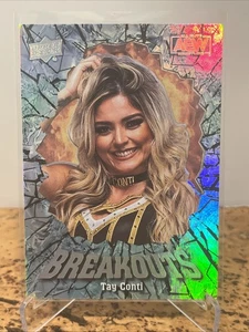 Tarjeta coleccionable de lucha libre Tay Conti - 2022 AEW Upper Deck - Breakouts (BO-17) como nueva - Imagen 1 de 10