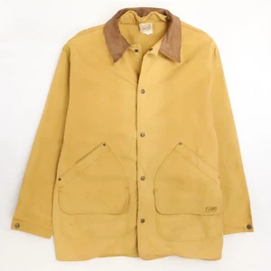 Giacca da lavoro vintage Woolrich tela fienile cappotto lavoro taglia grande marrone - Foto 1 di 20