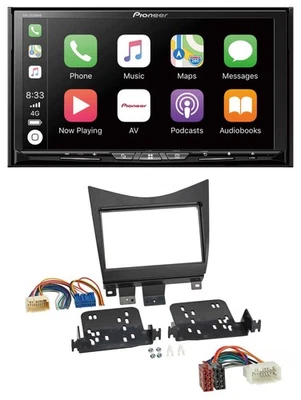 Pioneer 2DIN MP3 USB DAB DVD Bluetooth Autoradio für Honda Accord 02-08 schwarz - Bild 1 von 4