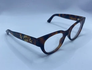 GUCCI EYEGLASSES FRAMES ONLY BROWN TORT FULL RIM 48-21-140 - Picture 1 of 9