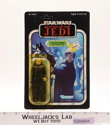 Luke Skywalker Jedi Knight 65 Back-A Star Wars ROTJ 1983 Kenner NEW MOSC SEALED - Image 1 of 4