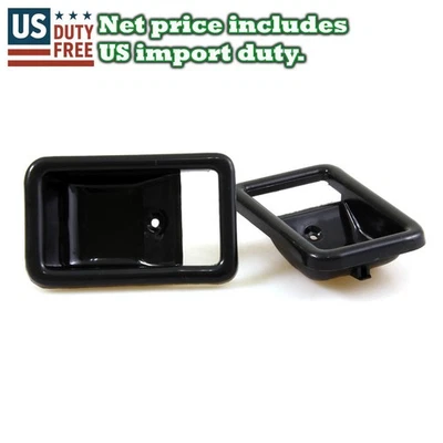 Toyota Corolla Ke70 1979-1987 modelo 72 modelo KE72 KE75 TE71 PAR BISEL PUERTA NEGRO Foto 1 de 4