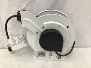 KH INDUSTRIES RTAN3LW-WCL515-J12H Cord Reel, NEMA 5-15P, 12 AWG, White Reel - Bild 1 von 6