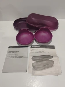 Tupperware Mikrowelle Frühstücksbereiter Eiereinsätze, Omeletts/pochiert 0196 - Bild 1 von 12