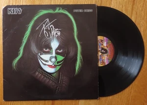 Schlagzeuger PETER CRISS signiert 1978 KISS SOLO Platte / Album "Tossin' and Turnin'" - Bild 1 von 4