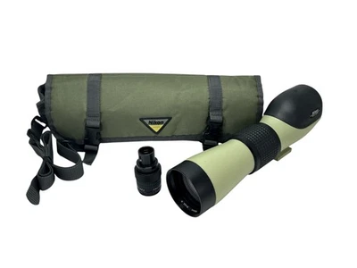 [Near MINT w/ Case] Nikon Field Scope D=60 P w/Eye Piece 20-45x From JAPAN - Image 1 of 4