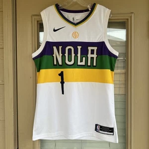 Camiseta Zion Williamson New Orleans Pelicans NOLA Swingman M Zatarain's Talla 44 - Imagen 1 de 9