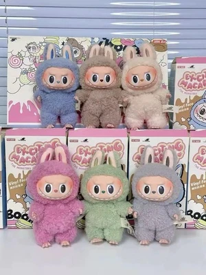 POPMART LABUBU The Monsters Exciting Macaron Pendant Plush Doll Toy Blind Bag Kids Gift