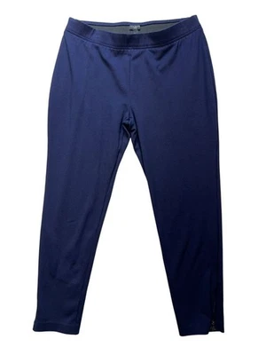 Talbots Womens Ankle Pants LP Navy Blue Skinny Slim Stretch Casual - Image 1 of 4