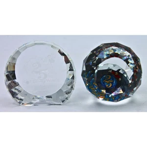 Lot of 2: 25th Anniversary Paperweights - Picture 1 of 4