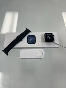 Apple Watch Series 9 (Cellular) Unlocked 45MM Midnight With Apple Care Warranty - Picture 1 of 4