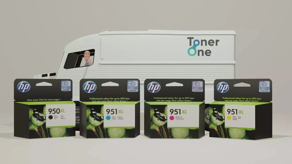 Original HP C2P43AE 950XL/951XL Multipack Original Tintenpatronen B/C/M/Y - Bild 1 von 1