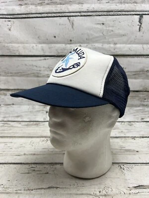 De Colección Bermuda Island Viaje Recuerdo Parche Grande Frontal Malla Snapback Camionero Sombrero Gorra Foto 1 de 4