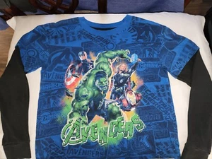 Avengers long sleeve layered T-Shirt Child  18-20 gently used  boys  XXL Marvel  - Picture 1 of 1