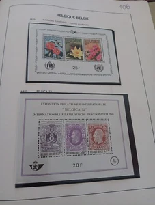 SELLOS POSTALES BLOQUE BELGA MNH (BE106) 1970 GENTSE FLORALIEN/INTERNADO. FILATEL - Imagen 1 de 1