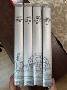 how things work Volume 1-4 Hardcover Books Set - Imagen 1 de 2