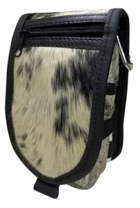 Funda protectora/accesorio con cuero de vaca Showman en blanco y negro - Imagen 1 de 1