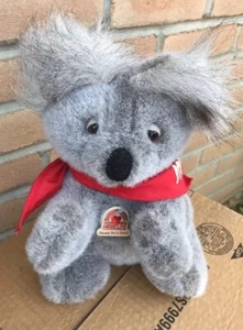 Vintage G’day Mates Snuggables Koalabär Plüsch 1988 Grafik mit Etikett - Bild 1 von 9