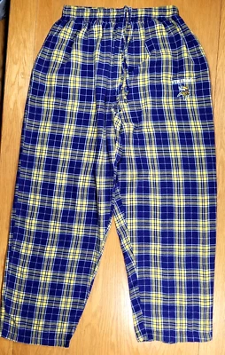 Minnesota Vikings Pantalones Para Hombre XL Púrpura Dorado Adulto Pijama Prendas para Dormir Ropa de Salón Foto 1 de 4