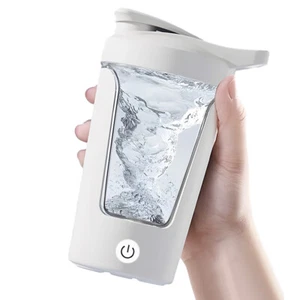 Elektrischer Protein Pulver Shaker Flasche USB Wiederaufladbar Mixbecher Kaffeebecher - Bild 1 von 16