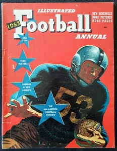 1953 Illustrated Football Annual Preview NCAA All-American NFL No Label Magazine - Picture 1 of 4